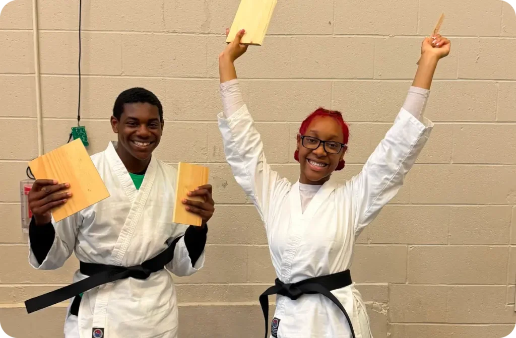 Happy students